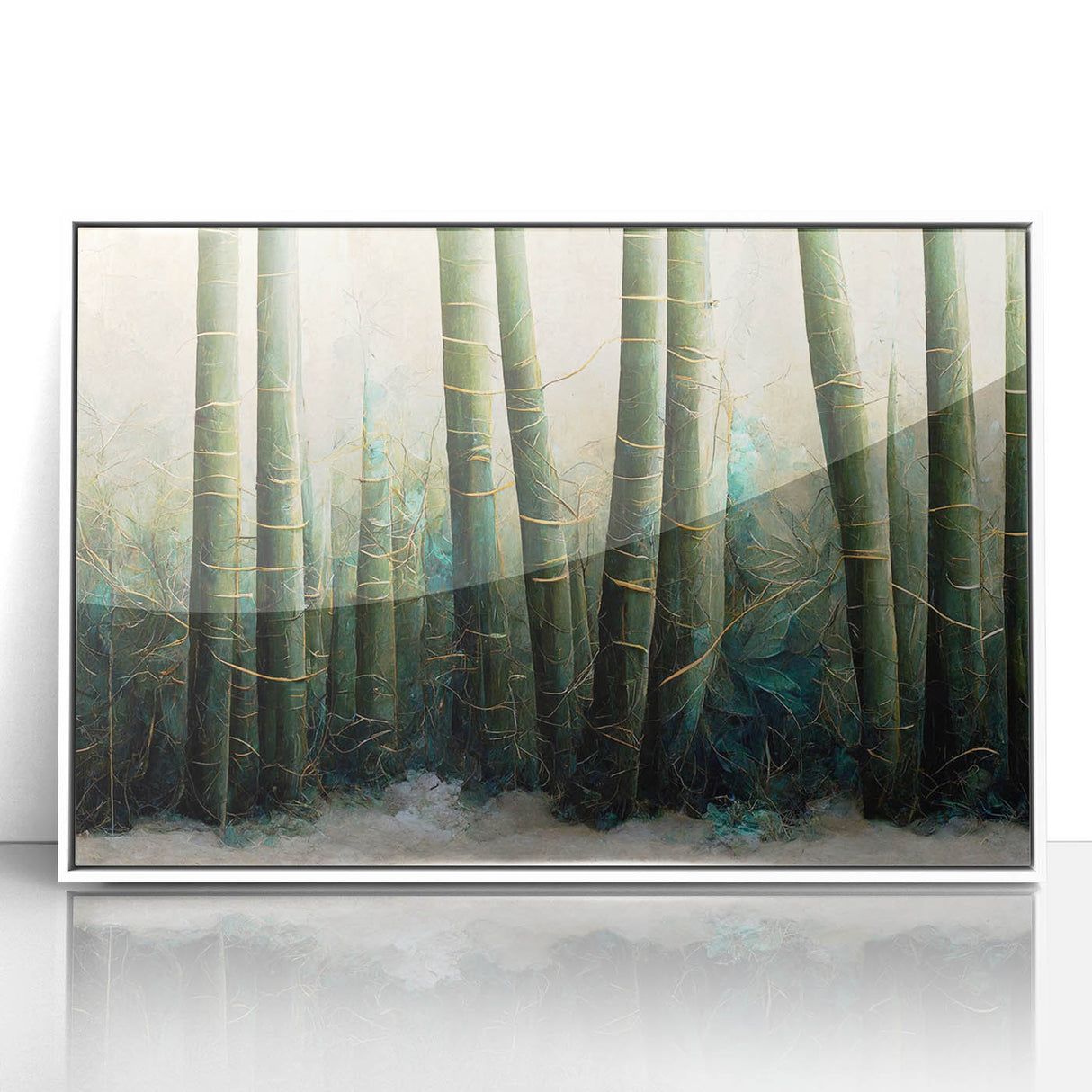 Serene Bamboo Forest Wall Art – Nature-Inspired Canvas Print