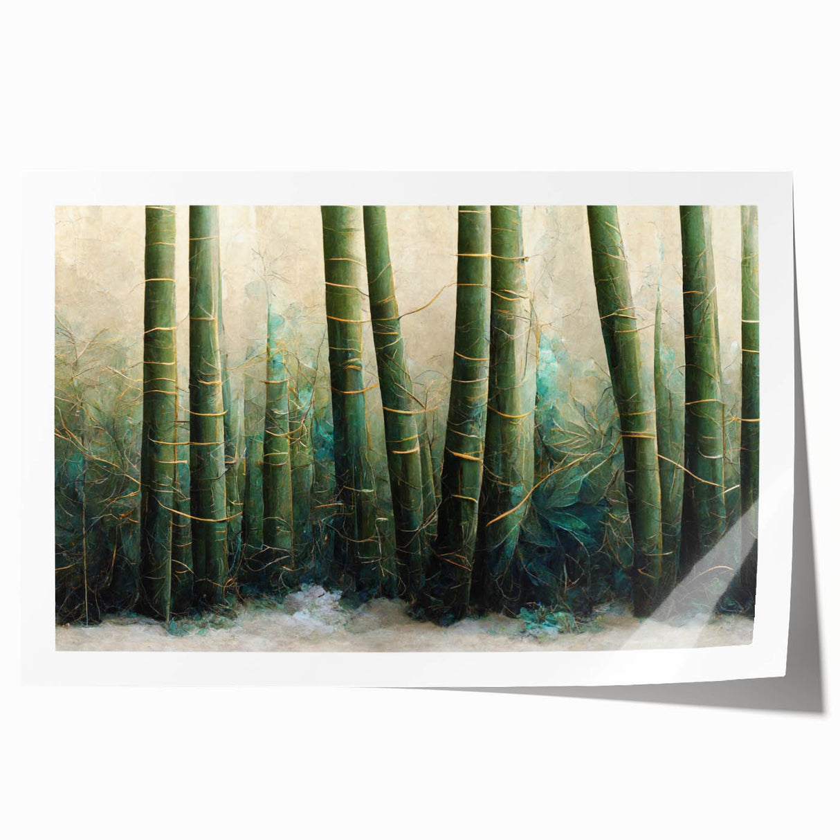 Serene Bamboo Forest Wall Art – Nature-Inspired Canvas Print