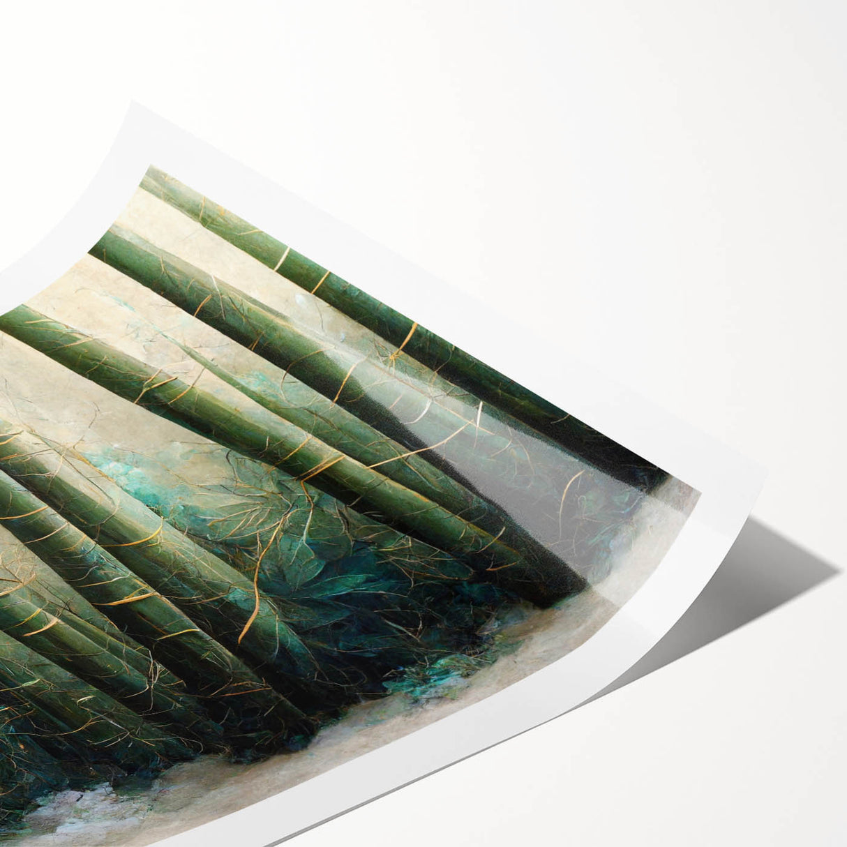 Serene Bamboo Forest Wall Art – Nature-Inspired Canvas Print