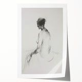 Abstract figurative rolled print showcasing vibrant colors and dynamic shapes, perfect for modern home decor. Ideal for art enthusiasts and interior design.