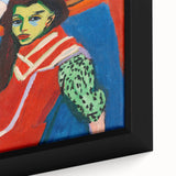 Expressionist Art - Seated Girl (1910) by Ernst Ludwig Kirchner