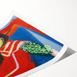 Expressionist Art - Seated Girl (1910) by Ernst Ludwig Kirchner