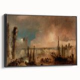 Romanticism Art: Burning of Parliament - Famous Romantic Era Painting