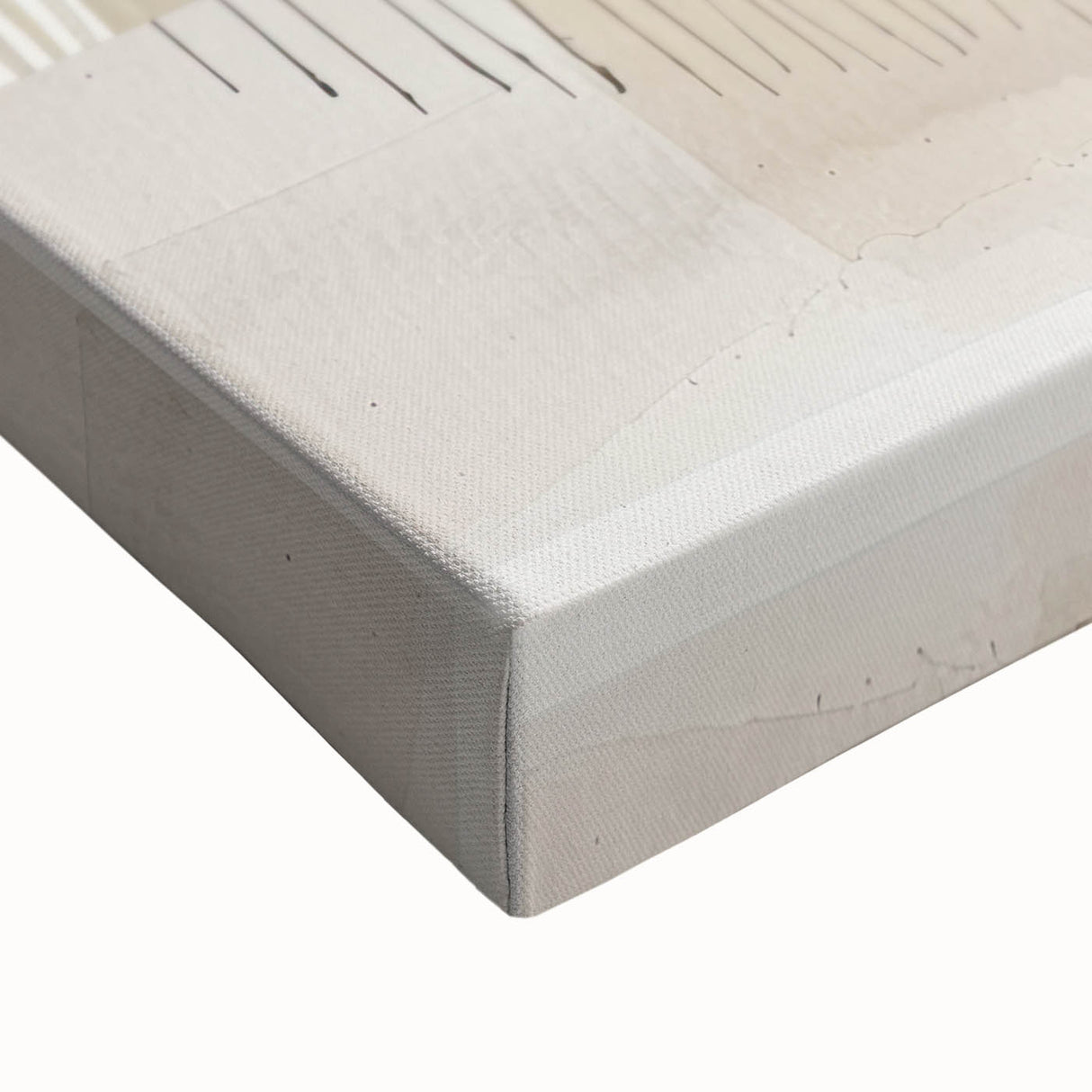 Contemporary Dining Art Pieces - Neutral Abstract Canvas