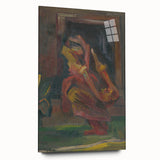Expressionist Art - Seated Woman by Arnold Peter Weisz-Kubínčan