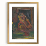 Expressionist Art - Seated Woman by Arnold Peter Weisz-Kubínčan