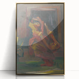 Expressionist Art - Seated Woman by Arnold Peter Weisz-Kubínčan