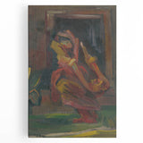 Expressionist Art - Seated Woman by Arnold Peter Weisz-Kubínčan