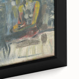 Expressionist Art - Seated Woman in Vibrant Colors