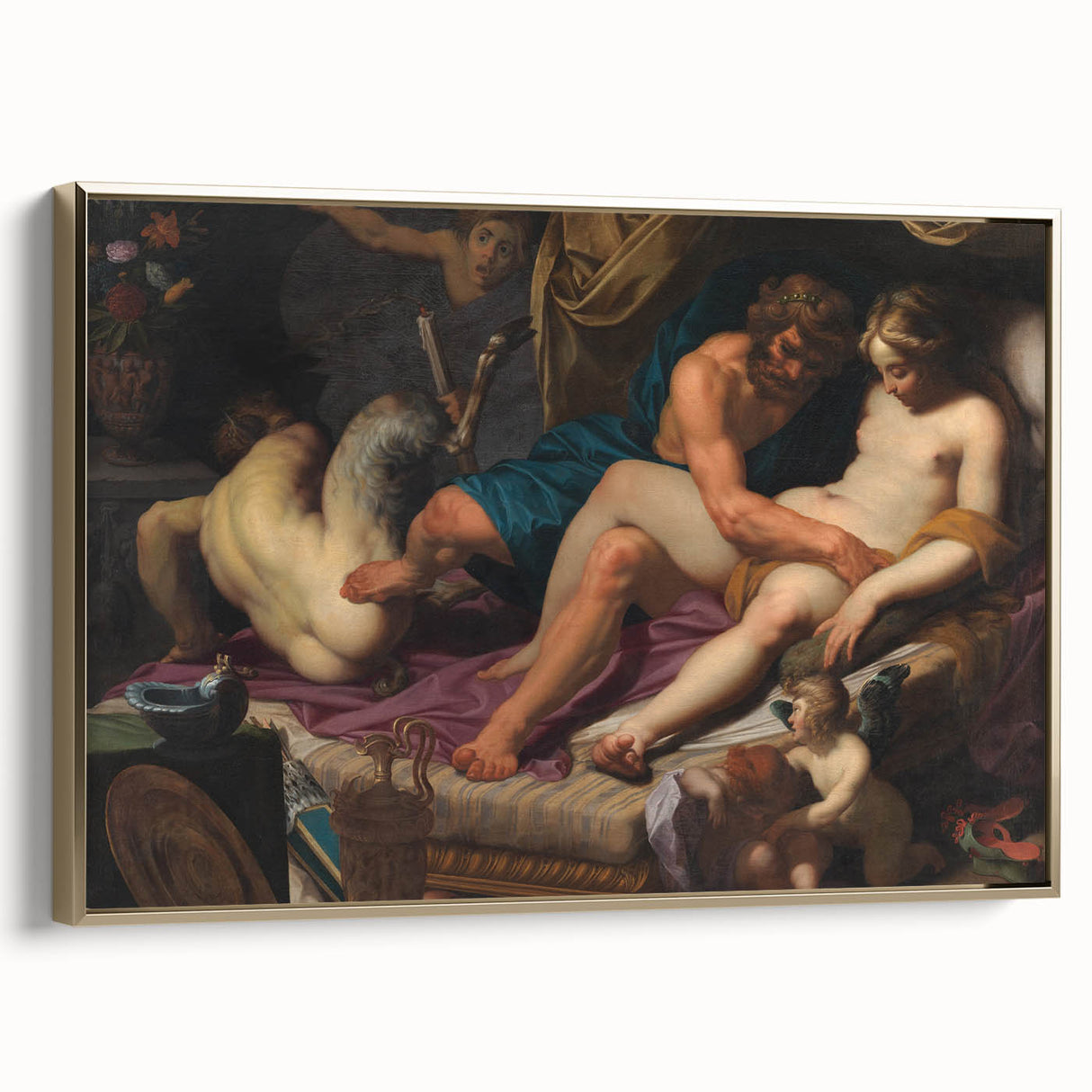 Baroque Wall Art - Mythological Scene with Classical Elegance