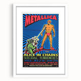 Metallica Concert Poster - Alice in Chains & Suicidal Tendencies