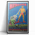 Metallica Concert Poster - Alice in Chains & Suicidal Tendencies