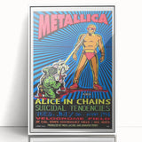 Metallica Concert Poster - Alice in Chains & Suicidal Tendencies