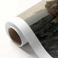The Fog Warning Realism Art Print - Maritime Seascape Canvas Decor