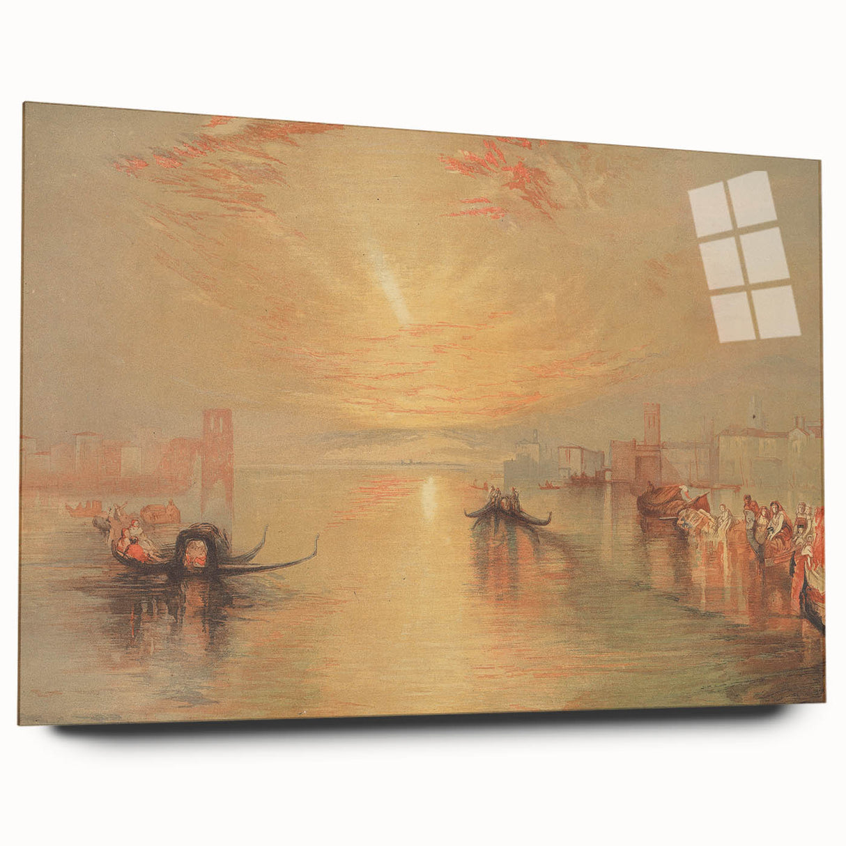 Romanticism Art: The Approach to Venice - Classic Romantic Landscape