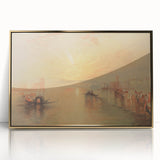 Romanticism Art: The Approach to Venice - Classic Romantic Landscape
