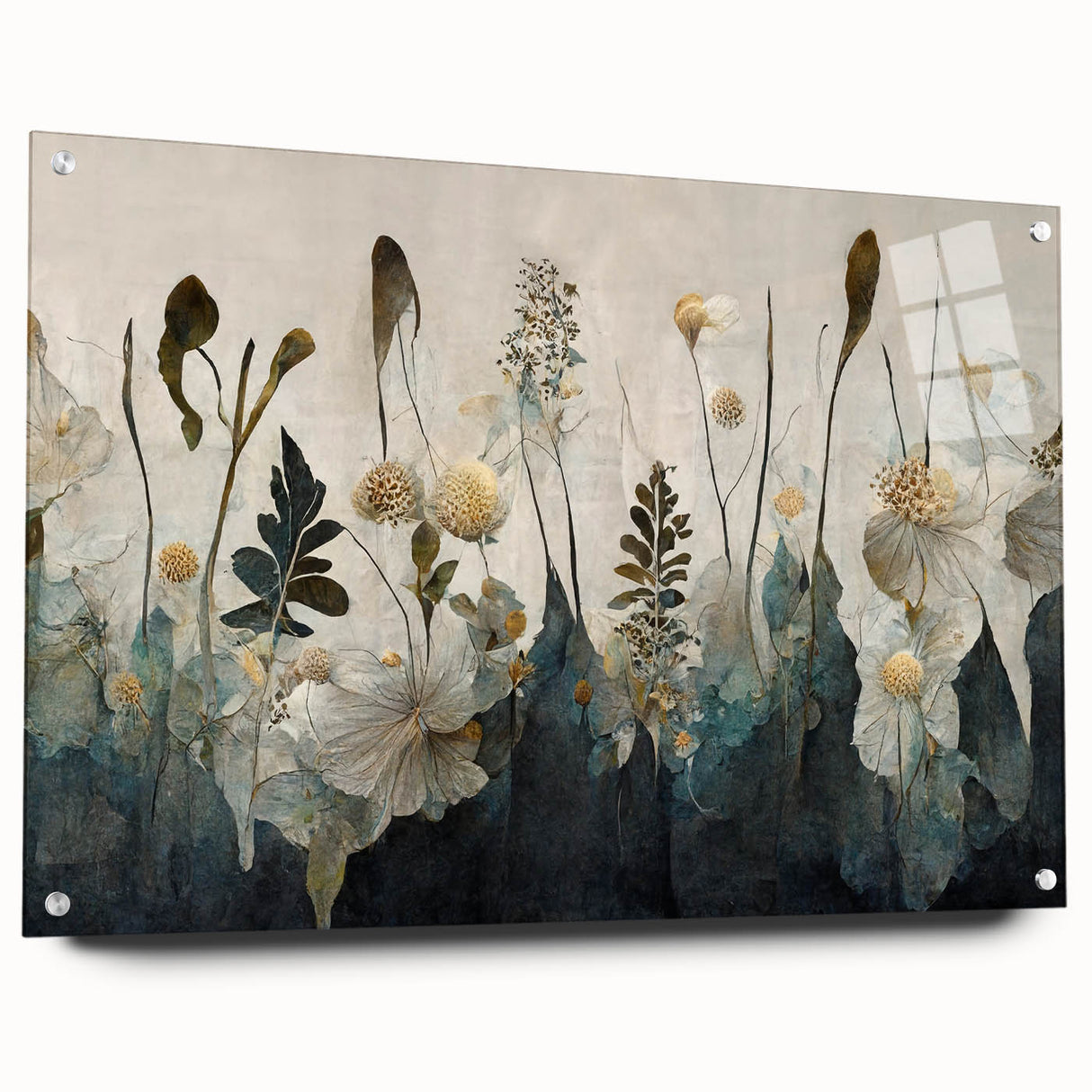 Elegant Botanical Living Room Wall Art – Nature Canvas Print