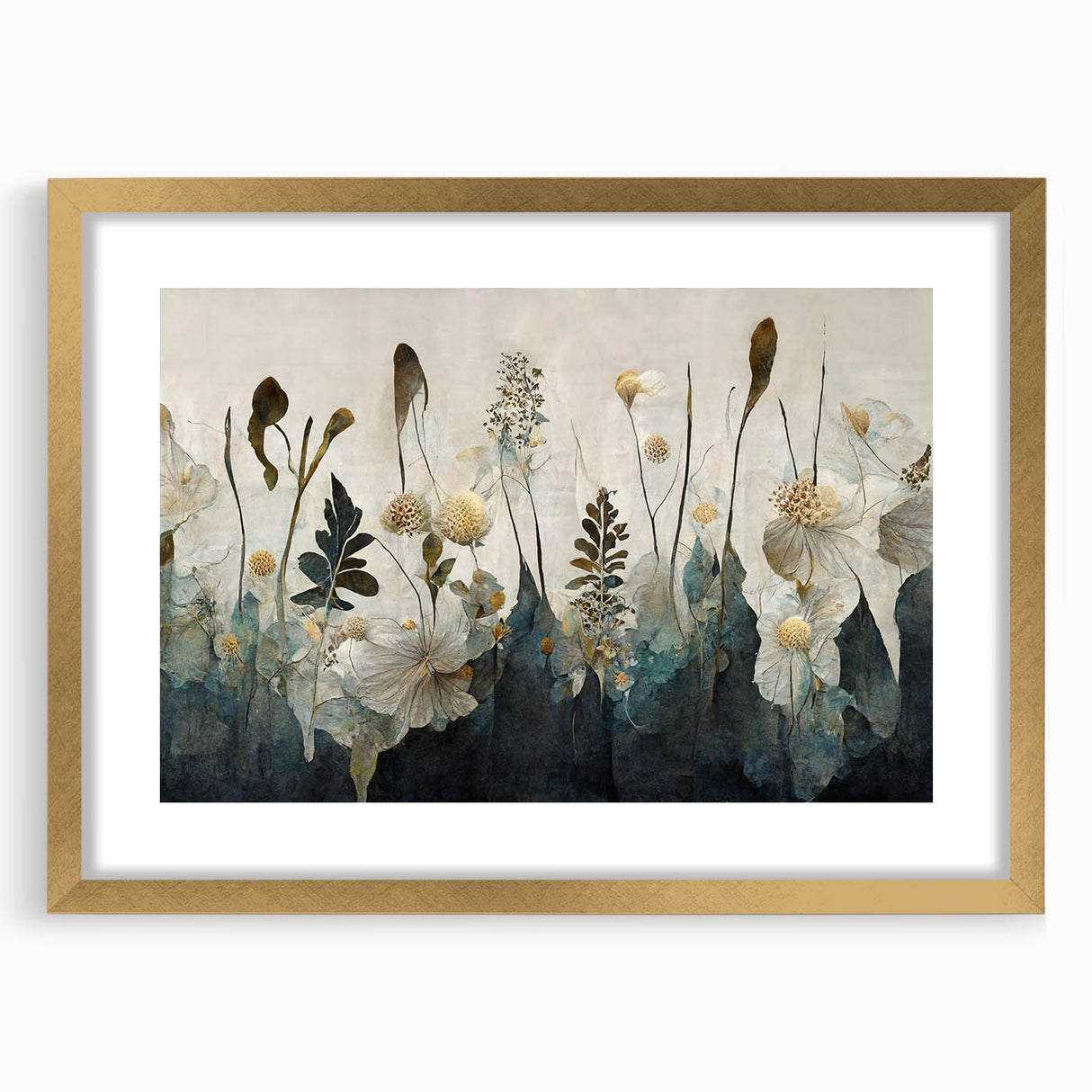 Elegant Botanical Living Room Wall Art – Nature Canvas Print