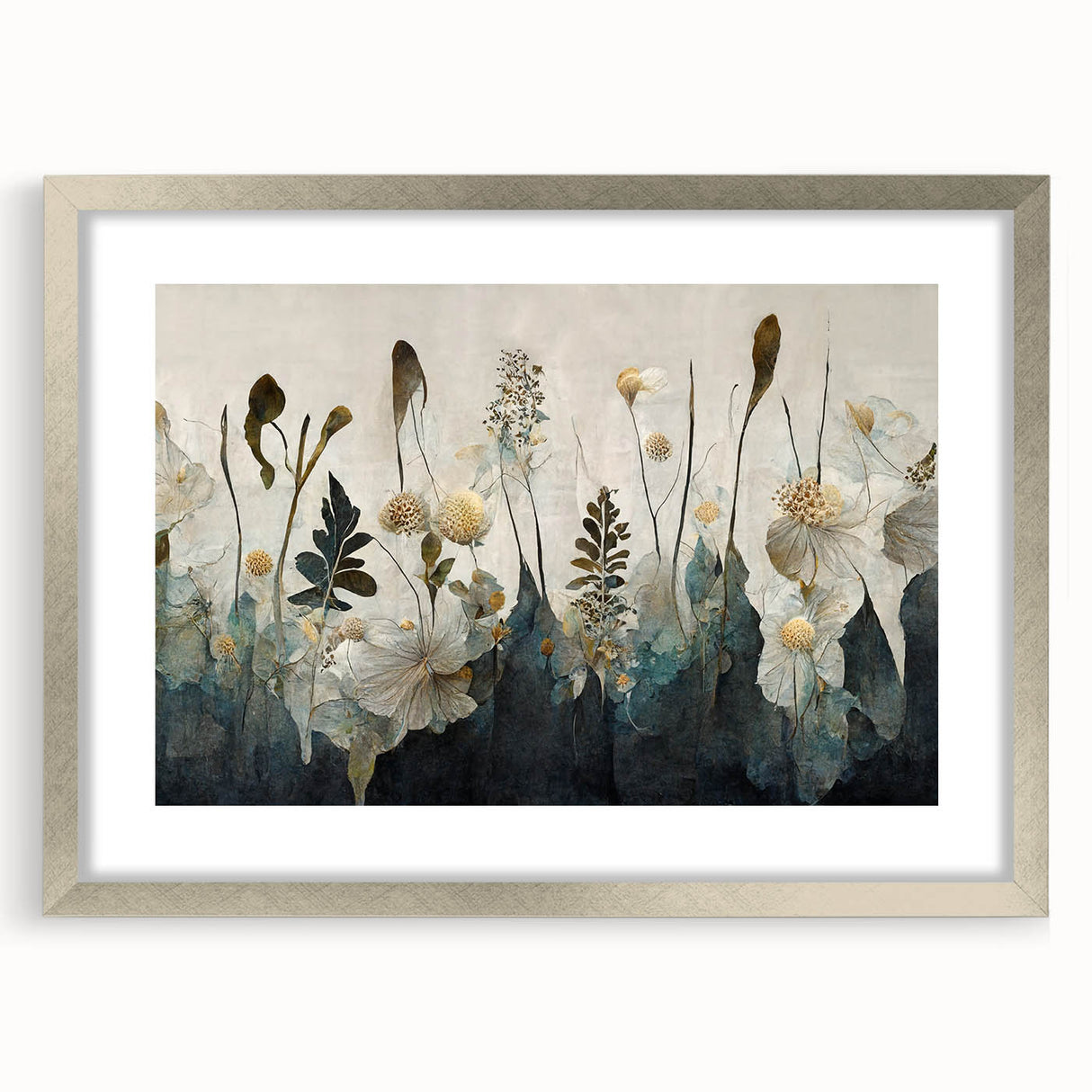 Elegant Botanical Living Room Wall Art – Nature Canvas Print