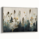 Elegant Botanical Living Room Wall Art – Nature Canvas Print