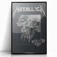 Metallica Damage Inc. Poster - Retro Metal Wall Art