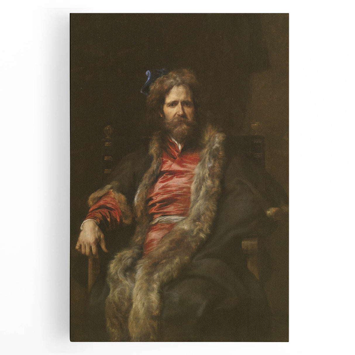 Baroque Art Portrait Wall Art – Classic Artistic Elegance