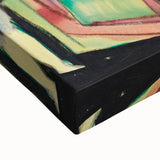 Expressionist Art - Vibrant Self-Portrait in Abstract Style