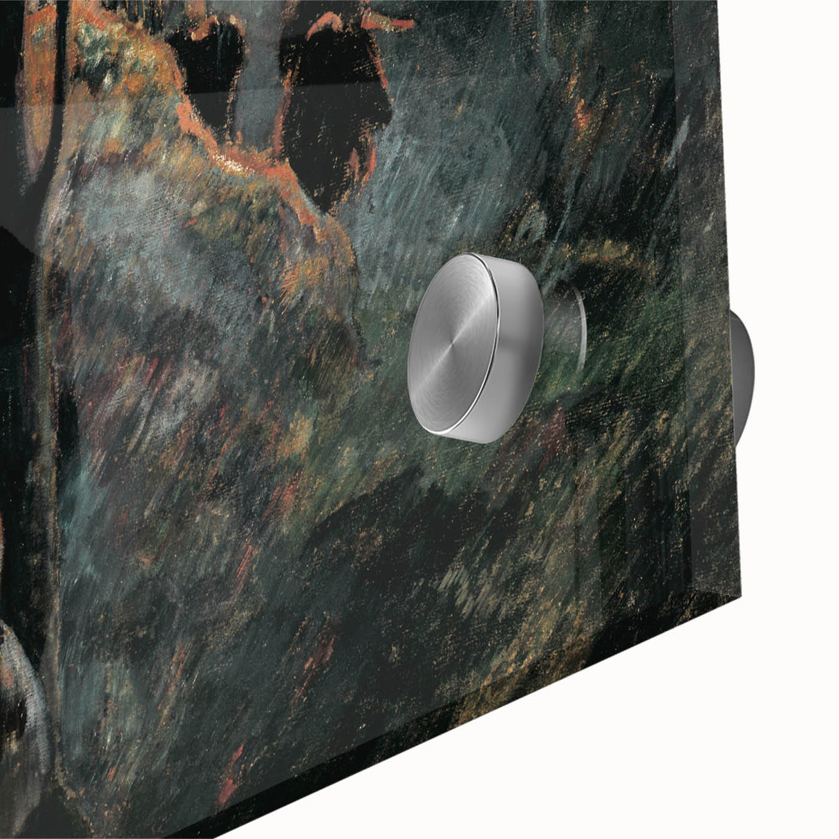 Contemplative Figure Wall Art - Dark Modern Expressionist Decor