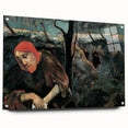 Contemplative Figure Wall Art - Dark Modern Expressionist Decor