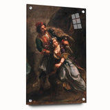 Historical Romanticism Canvas: Selim and Zuleika - Classic Romantic Art