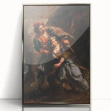 Historical Romanticism Canvas: Selim and Zuleika - Classic Romantic Art