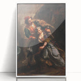 Historical Romanticism Canvas: Selim and Zuleika - Classic Romantic Art