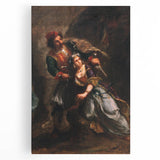 Historical Romanticism Canvas: Selim and Zuleika - Classic Romantic Art