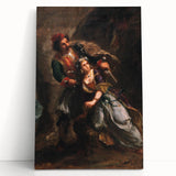 Historical Romanticism Canvas: Selim and Zuleika - Classic Romantic Art