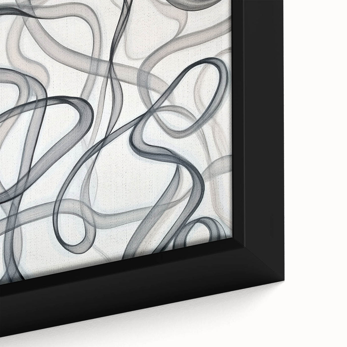Close-up of a geometric abstract framed canvas art piece showcasing vibrant colors and intricate patterns, perfect for modern home decor. Ideal for adding a contemporary touch to living spaces or offices.