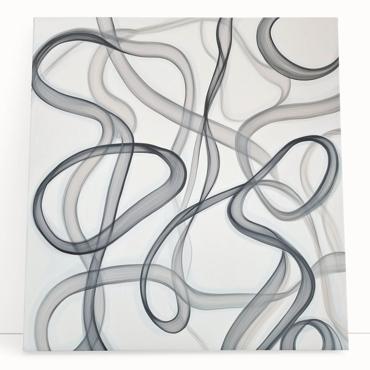 Abstract geometric canvas art featuring bold colors and dynamic shapes, designed to enhance modern interior spaces. Perfect for adding a contemporary touch to any room.