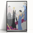 Elegant Art Deco Wall Art – 1920s Evening Gowns in Glamorous Setting