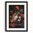 Elegant Baroque Floral Art | Antique Rococo Wall Art Print