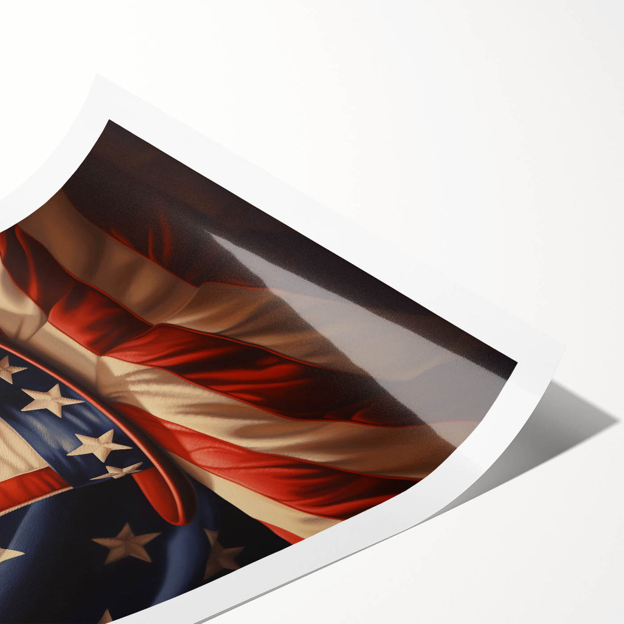 Uncle Sam’s Hat & USA Flag - Patriotic Wall Art for Independence Day