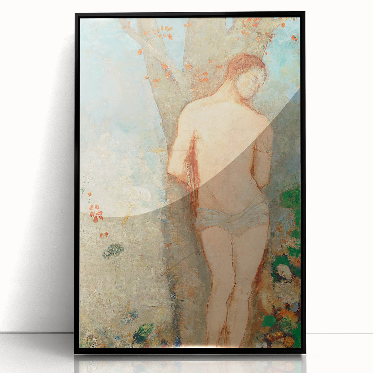 Modern Wall Art - Saint Sebastian by Odilon Redon - Abstract Modern Art