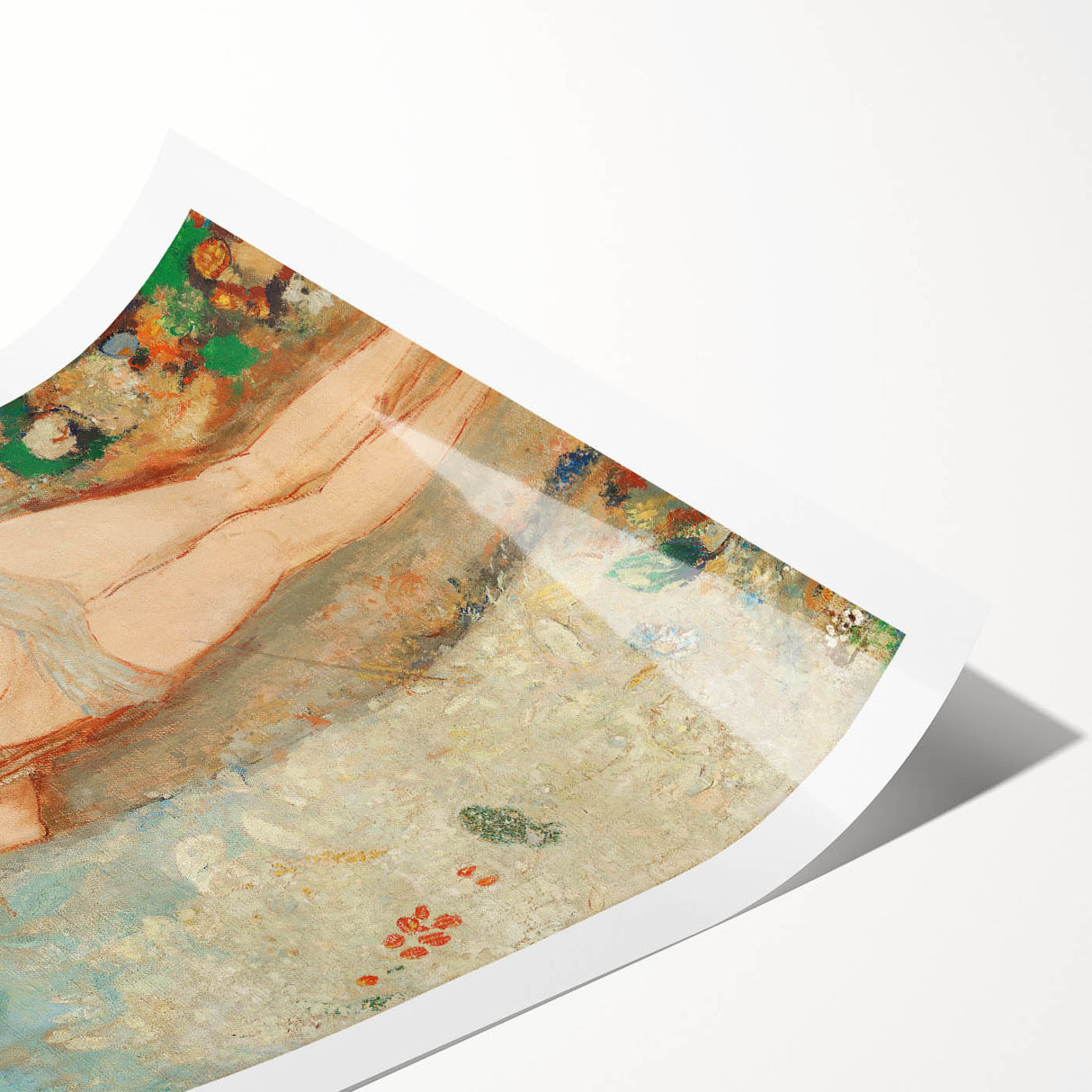 Modern Wall Art - Saint Sebastian by Odilon Redon - Abstract Modern Art