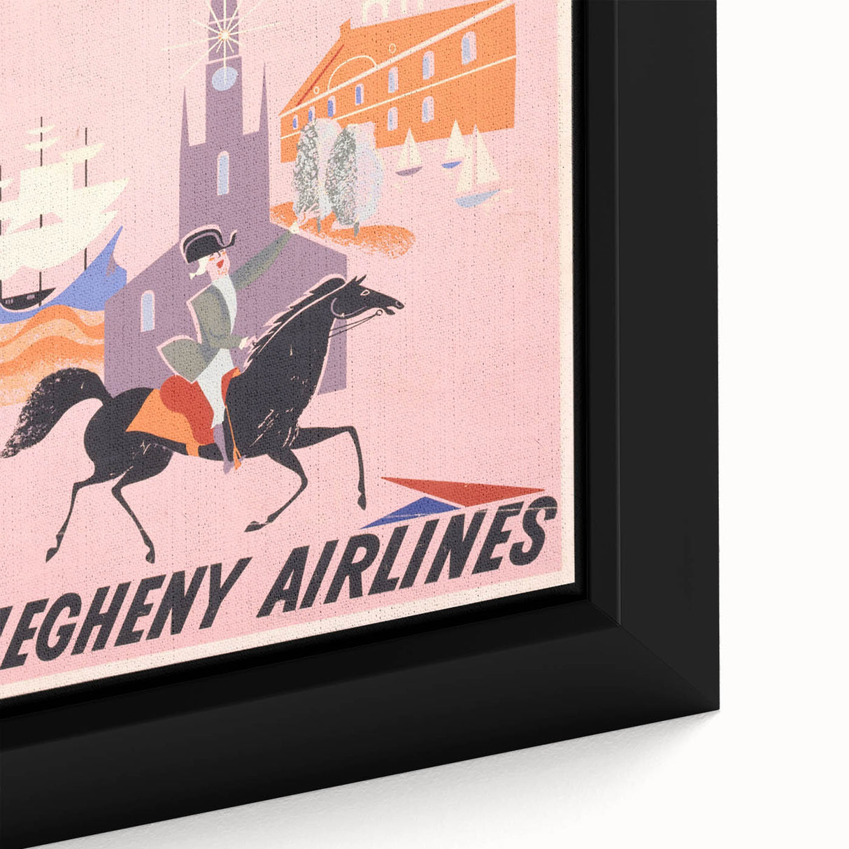 Boston Retro Travel Poster | Vintage City & Sailing Art