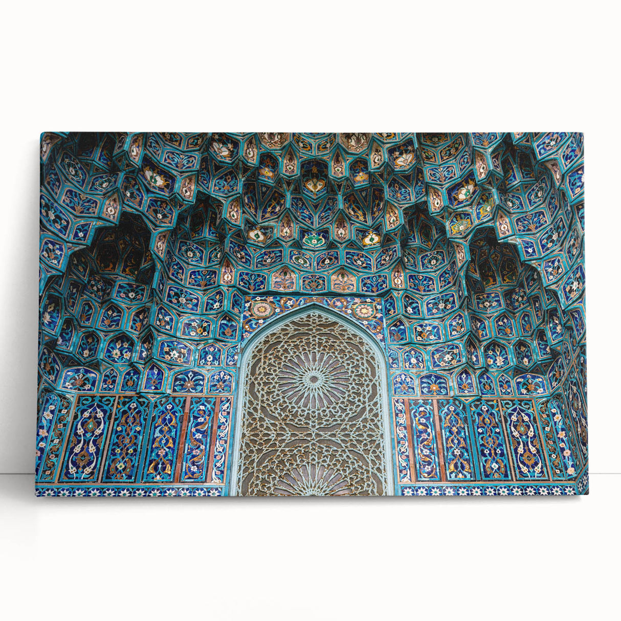 Black and white panoramic canvas of Moroccan landscape, ideal for kitchen wall art or bedroom ambiance.