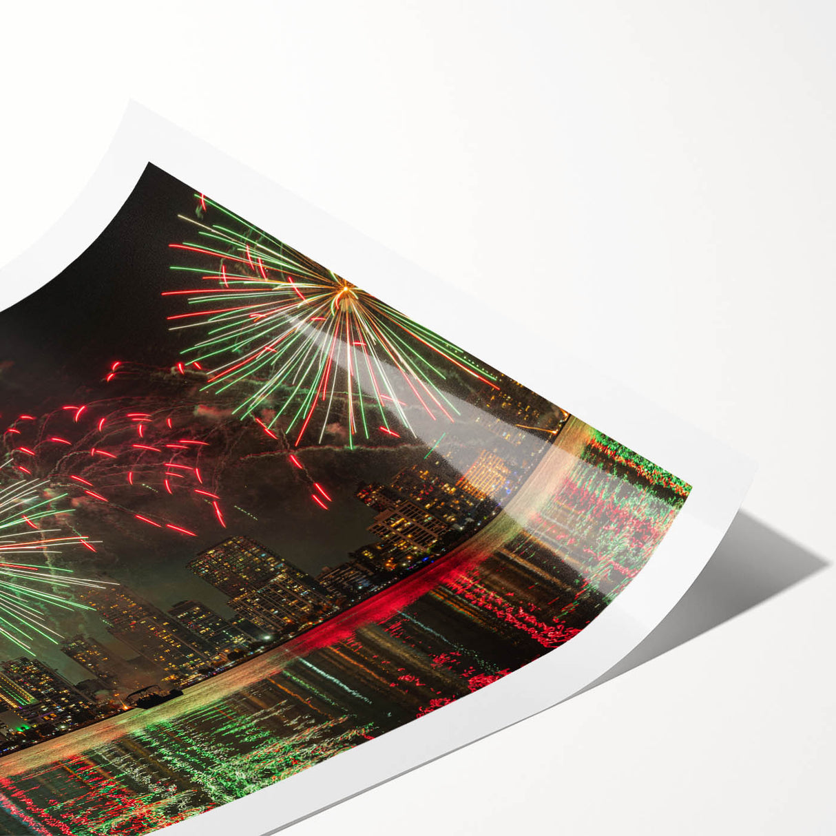 Extra large rolled print featuring line art flowers in a minimalist style, using black on white.