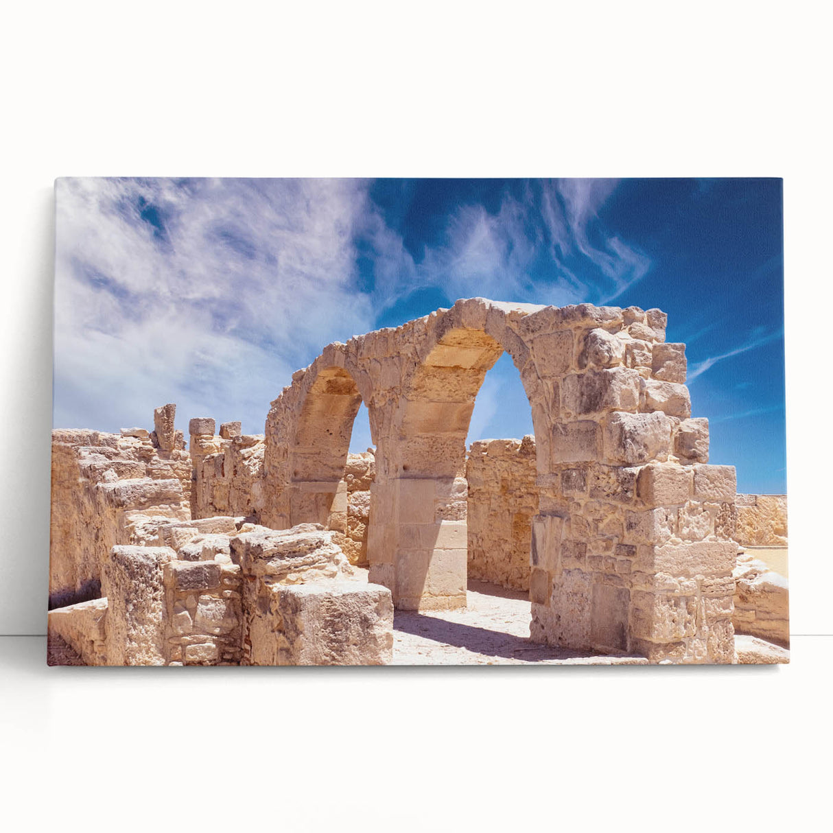 Black and white photograph of a European street scene on a large stretched canvas, suitable for kitchen wall art.