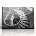 Large abstract wall art of the Vatican scenery with muted earth tones on a framed acrylic.