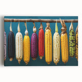 Black and white photograph of Oaxaca scenery on large stretched canvas, ideal for kitchen wall art.