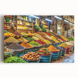Black and white large art print of Tel Aviv skyline on stretched canvas, suitable for kitchen wall art.
