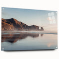 Acrylic print of Auckland skyline with vibrant twilight hues, ideal for bedroom or dining room decor.