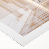 Art deco poster featuring a stylized Alabama landscape in muted earth tones on rolled canvas, suitable for dining room decor.